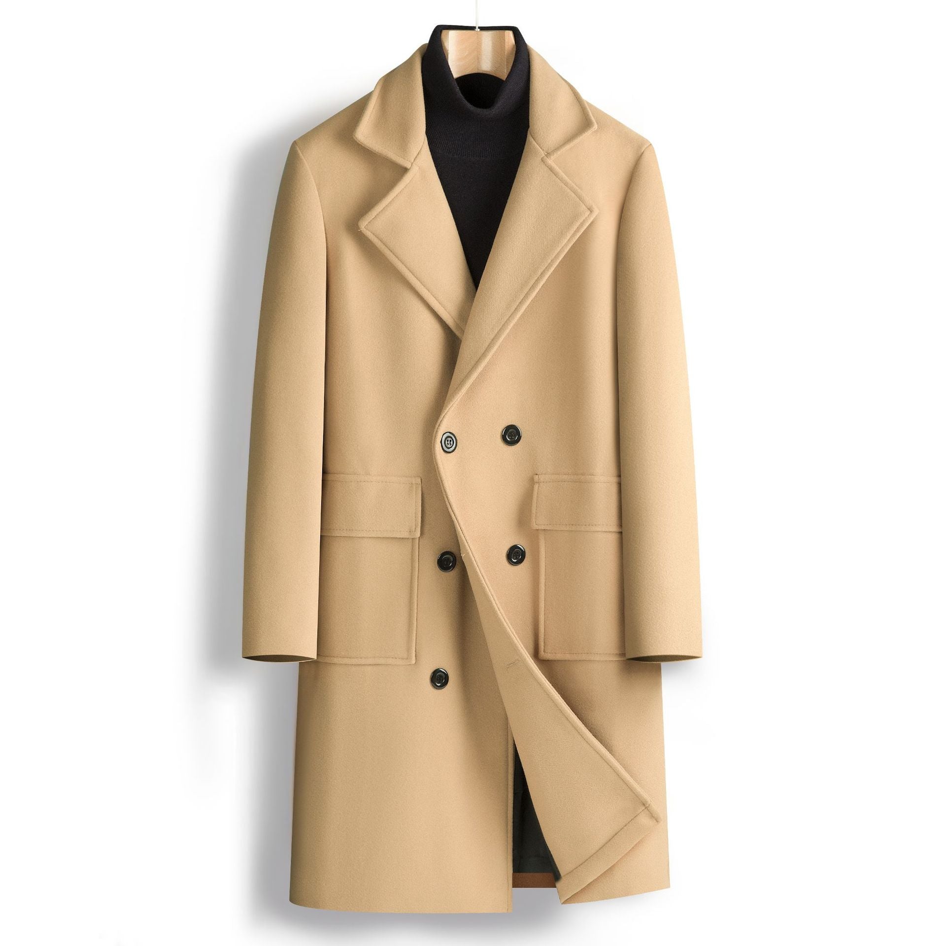 Abrigo de lana elegante para hombre - Henrik