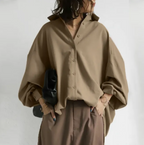 Antonia - Blusa de mujer con solapas Fashion