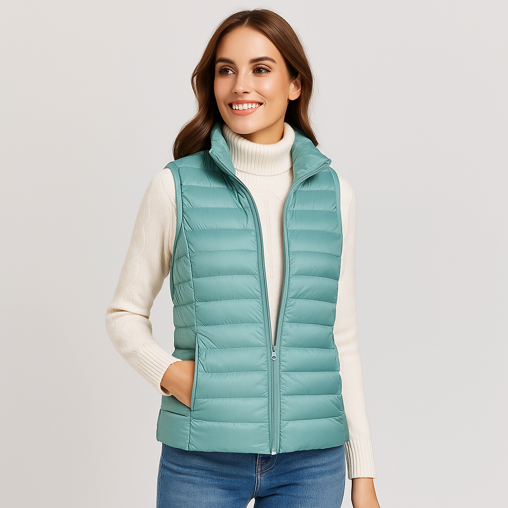 Chaleco acolchado para mujer ligero moderno - Lydiane