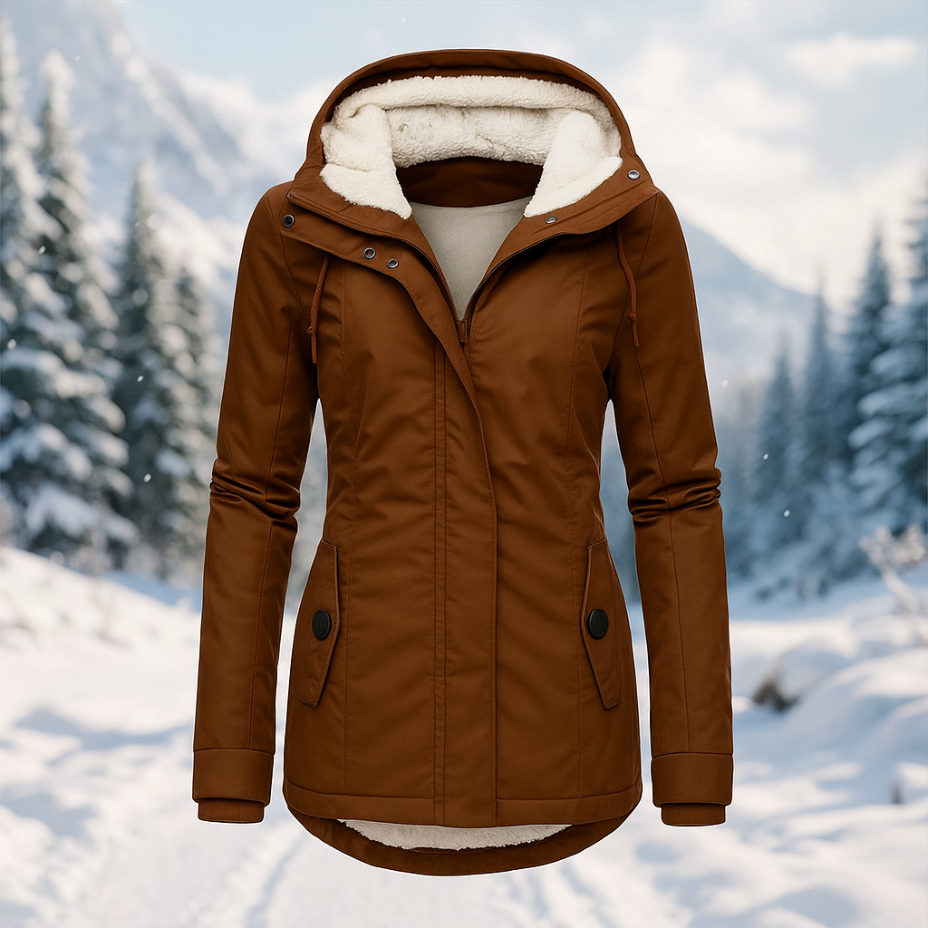 Abrigo acolchado de invierno con forro calido - Stephanie
