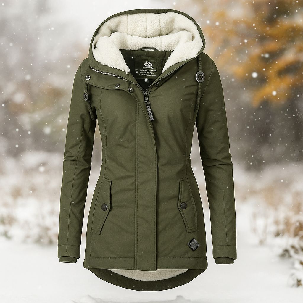 Abrigo acolchado de invierno con forro calido - Stephanie