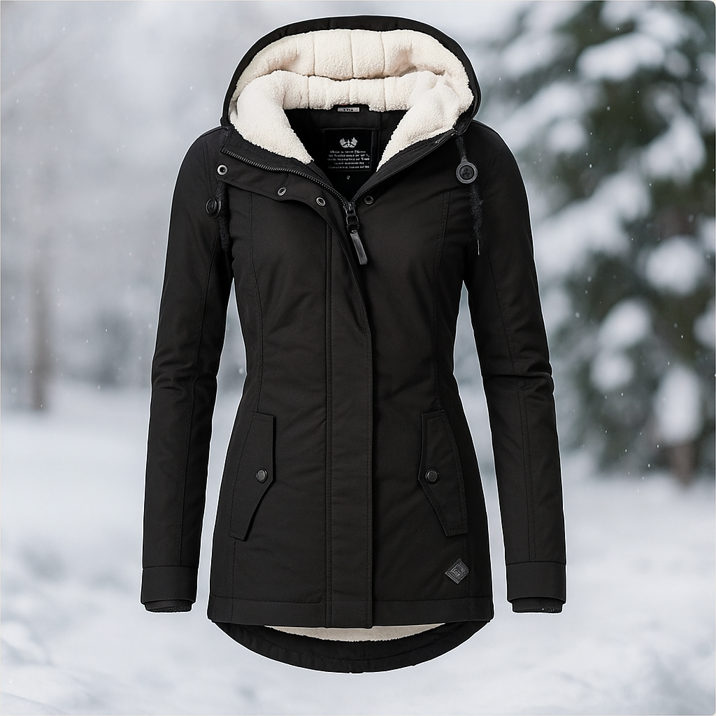 Abrigo acolchado de invierno con forro calido - Stephanie