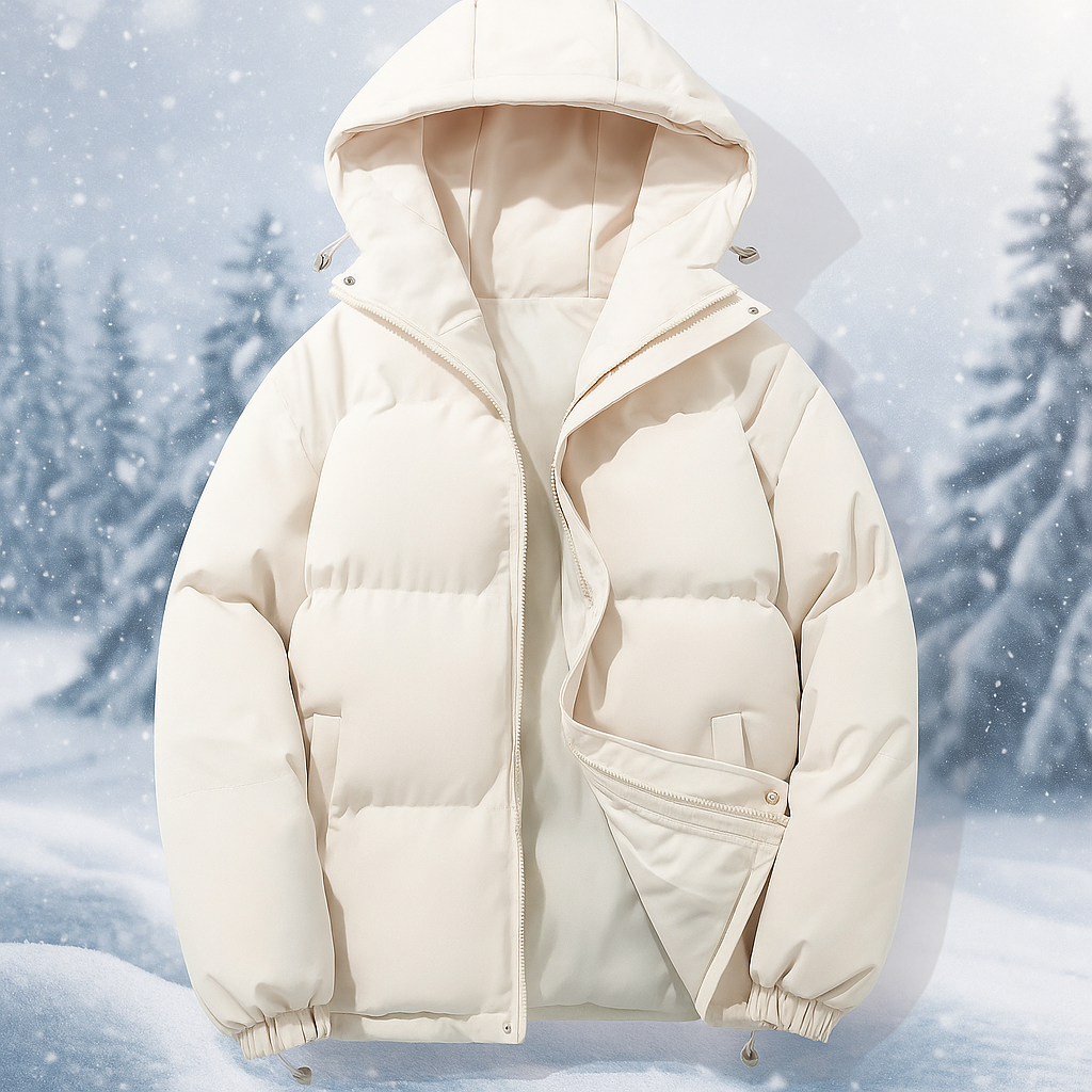 Chaqueta acolchada corta con capucha - Stilla