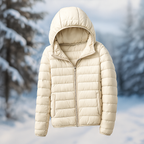 Chaqueta ligera acolchada con capucha versatil - Nora