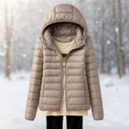Chaqueta ligera acolchada con capucha versatil - Nora