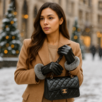 Guantes de invierno elegantes para mujer acabado suave - Eline