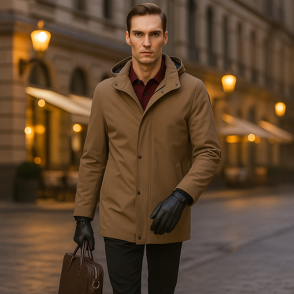Guantes de cuero elegantes para hombre ajuste preciso - Markus