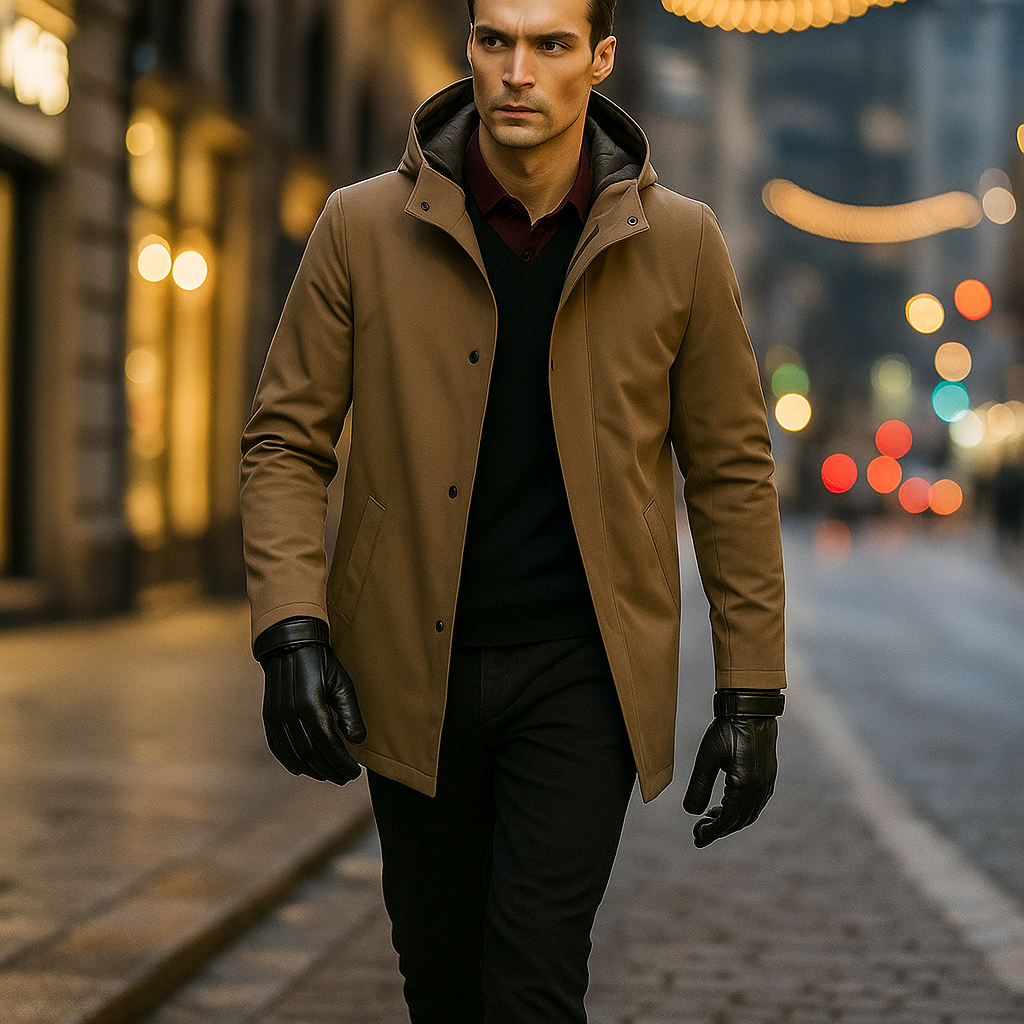 Guantes de cuero elegantes para hombre ajuste preciso - Markus