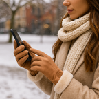 Guantes de invierno forrados para mujer acabado suave - Lykke