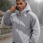 Chaqueta para hombre de textura afelpada - Daren