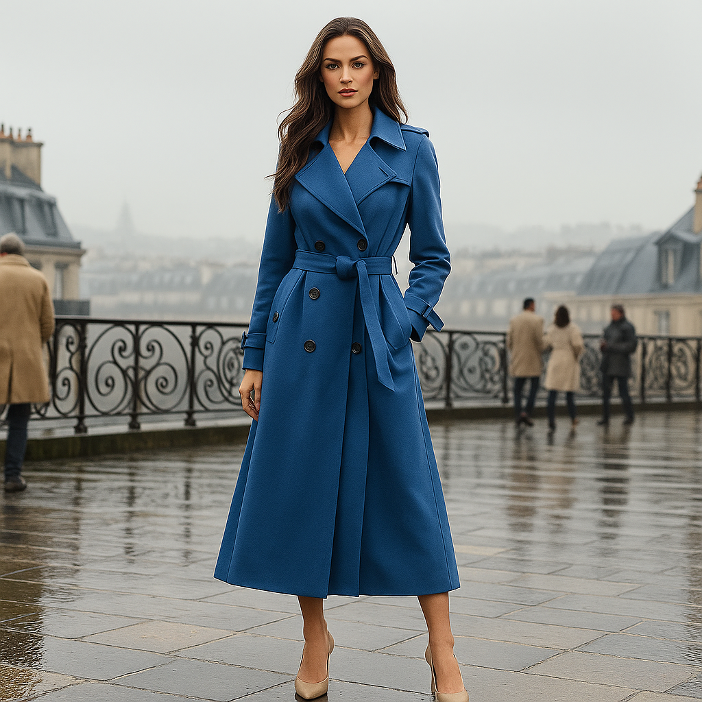 Gabardina para mujer de corte clásico - Pavia