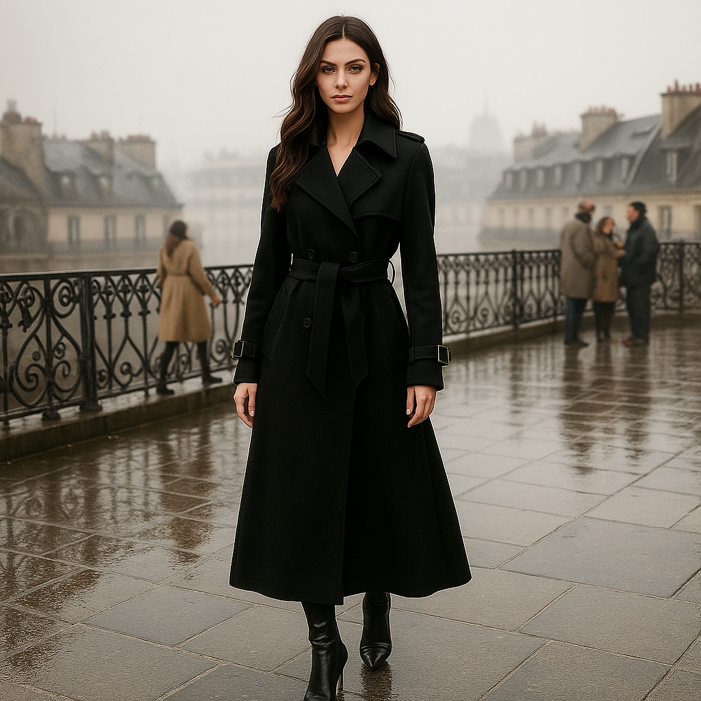 Gabardina para mujer de corte clásico - Pavia