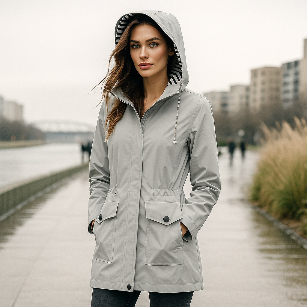 Cazadora impermeable para mujer - Irvette