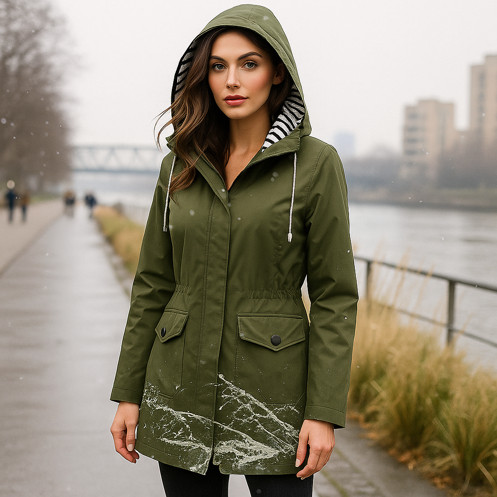 Cazadora impermeable para mujer - Irvette
