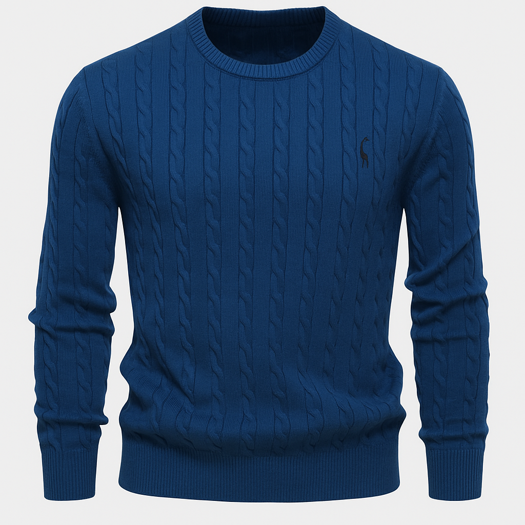 Suéter para hombre tejido de punto trenzado - Lioren