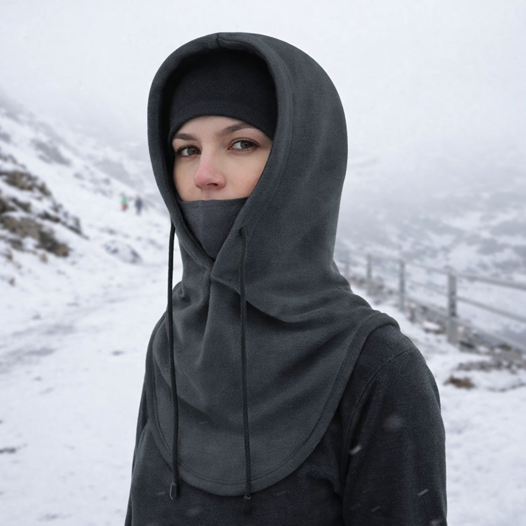 Pasamontañas de forro polar térmico unisex para frío extremo - Fergio