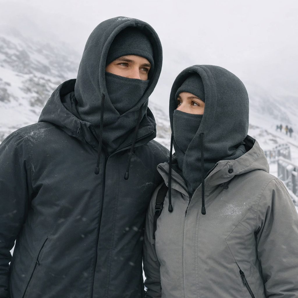 Pasamontañas de forro polar térmico unisex para frío extremo - Fergio