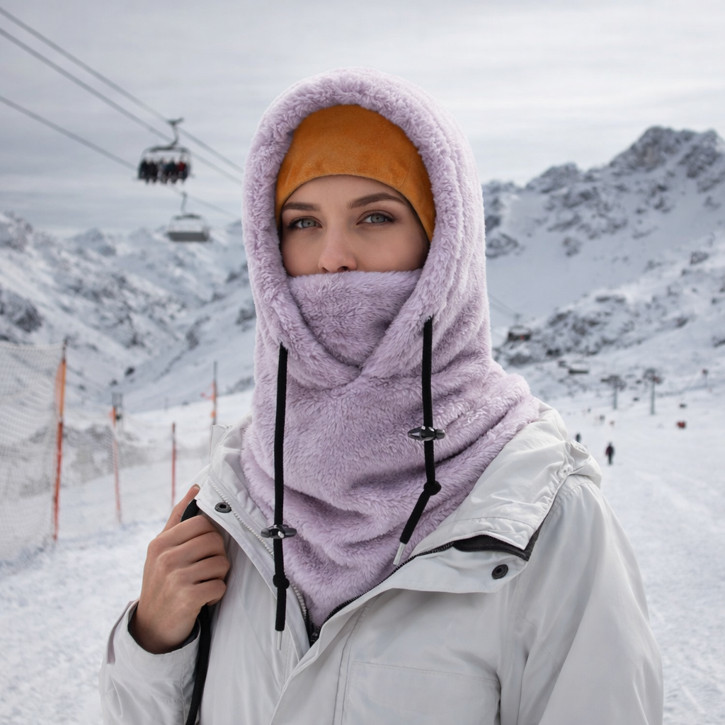 Máscara de invierno de forro polar cortaviento - Bjarke