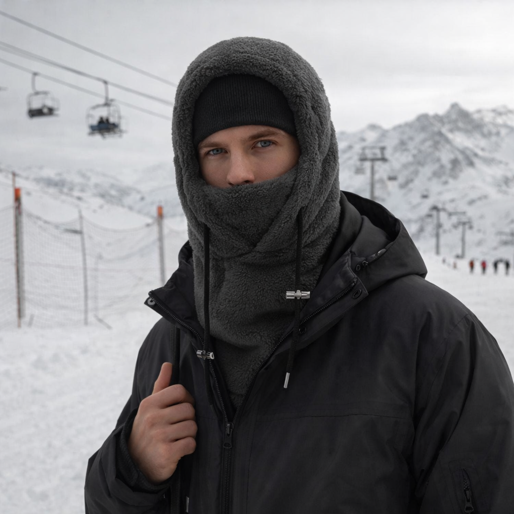 Máscara de invierno de forro polar cortaviento - Bjarke