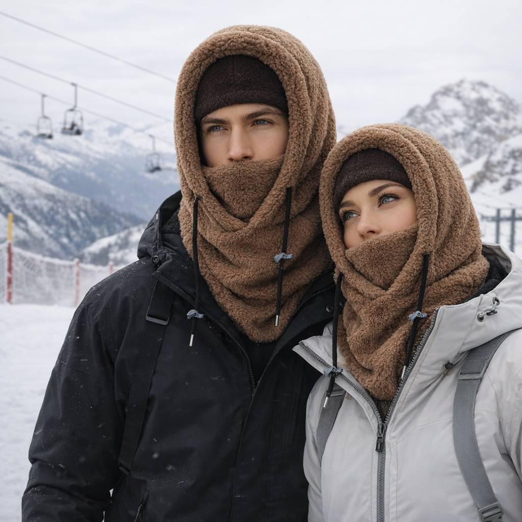 Máscara de invierno de forro polar cortaviento - Bjarke