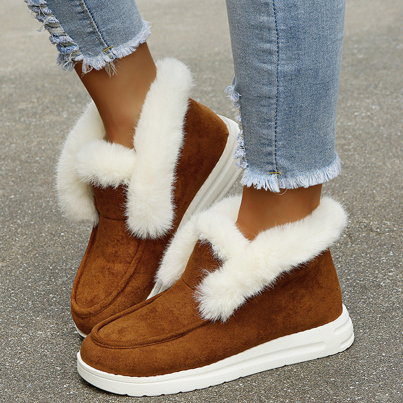 Nissa - Cálidos zapatos de invierno de ante