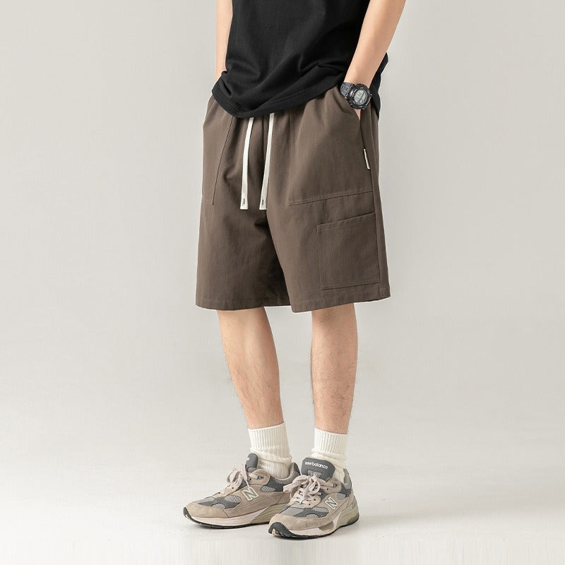 Pantalón corto para hombre algodón ligero estilo casual - Mateo