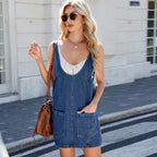 Amelia - Vestido de mezclilla con bolsillos