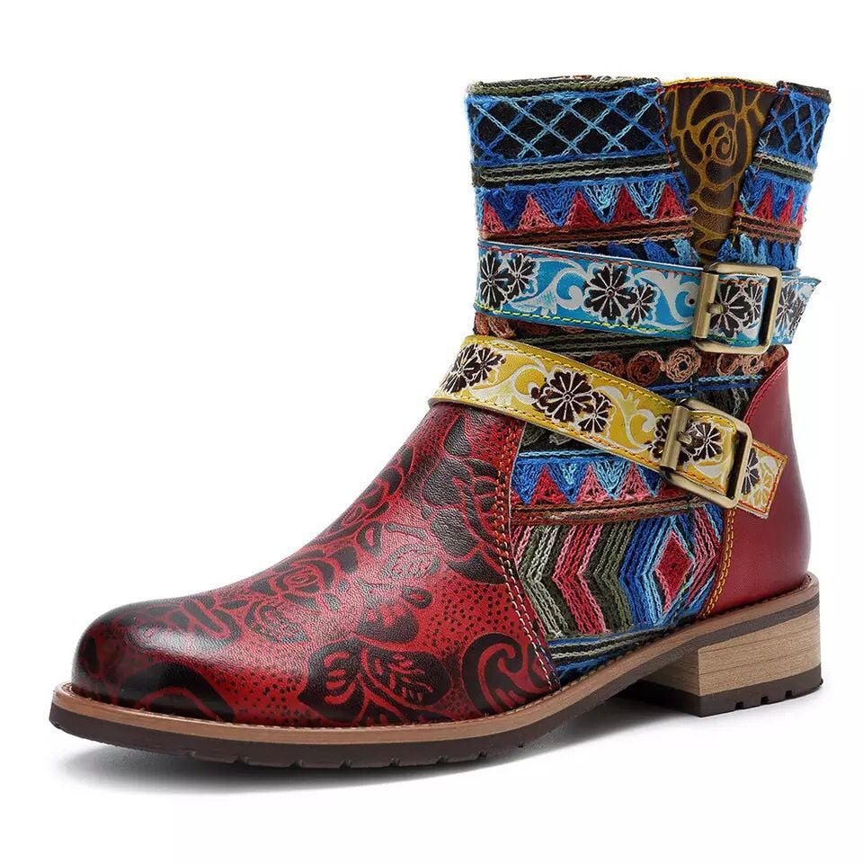 Botas media caña para mujer decorativas - Kjersti