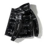 Chaqueta acolchada para hombre efecto vinilo con capucha - Lanuz