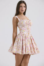 Fantasía floral - Minivestido