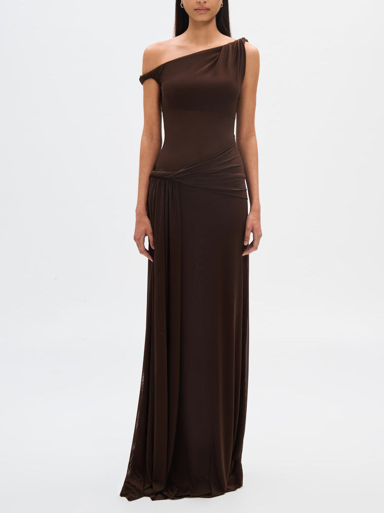 Elena - Vestido Largo de Malla