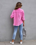 Chaqueta denim de mujer de estilo casual - Ravina