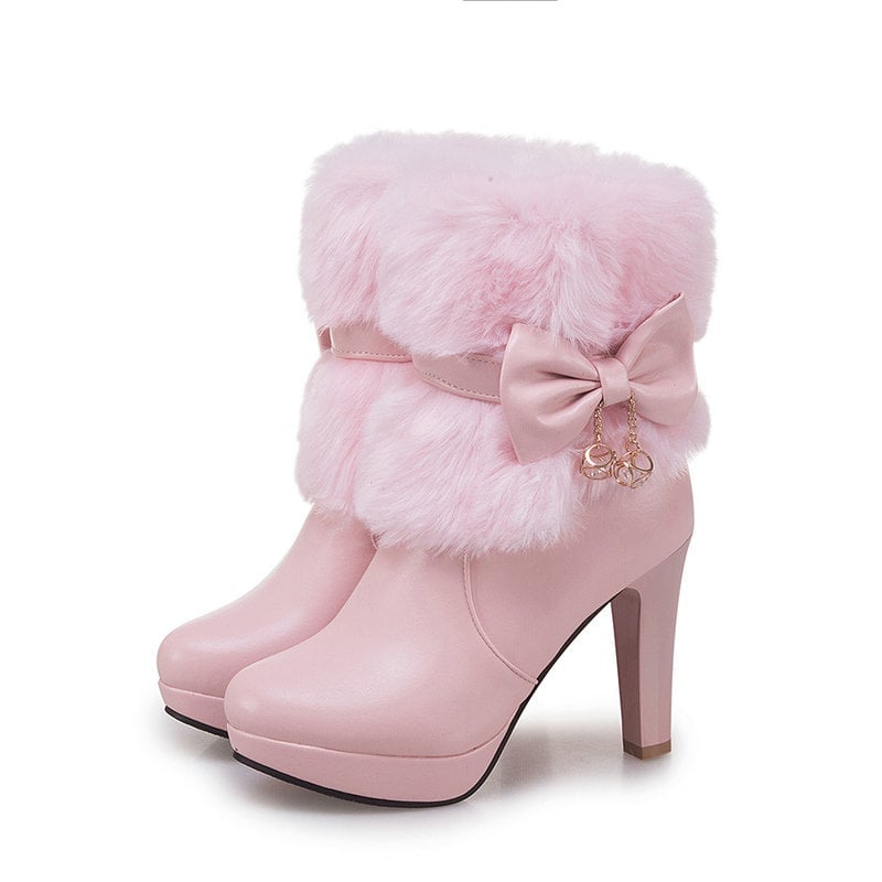 Botas cortas para mujer con tacón estructurado - Yevrina