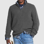 Jersey de cachemira para hombre con cremallera - Matteo