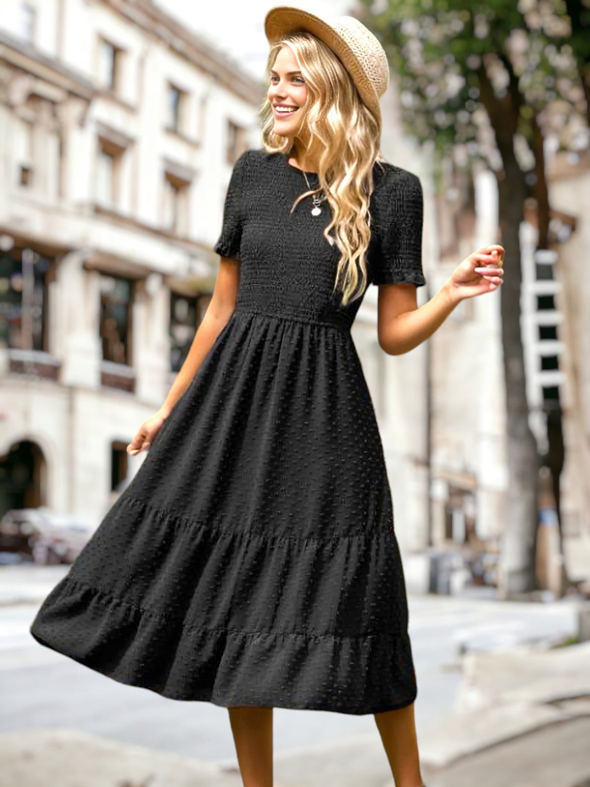 Elda - Vestido casual largo femenino en diferentes colores