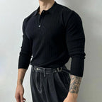 Pierrick - Jersey casual de manga larga para hombre