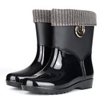Botas de lluvia para mujer impermeables con forro interior - Xavira