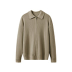 Cárdigan de punto con cuello para hombre - Franco