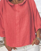 Naddie - Camisa holgada en colores lisos