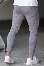 Leonardo - Pantalón estampado a cuadros