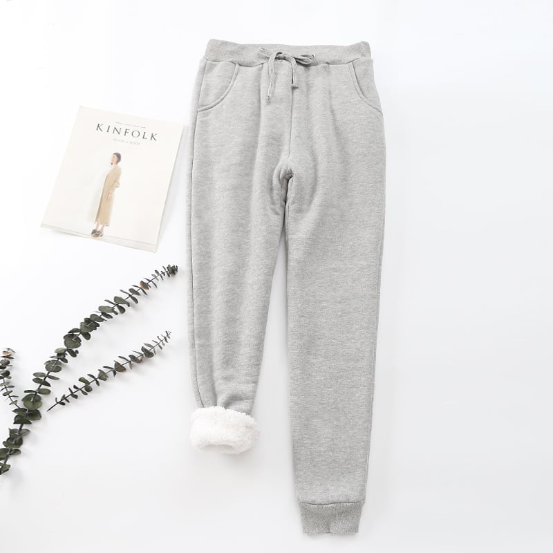 Pantalones para mujer efecto afelpado interior - Velya