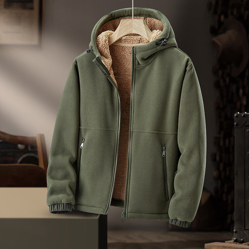 Chaqueta para hombre de tejido afelpado - Hadrien