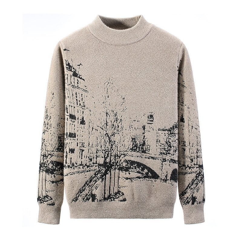 Jersey para hombre tejido grueso efecto urbano - Naël