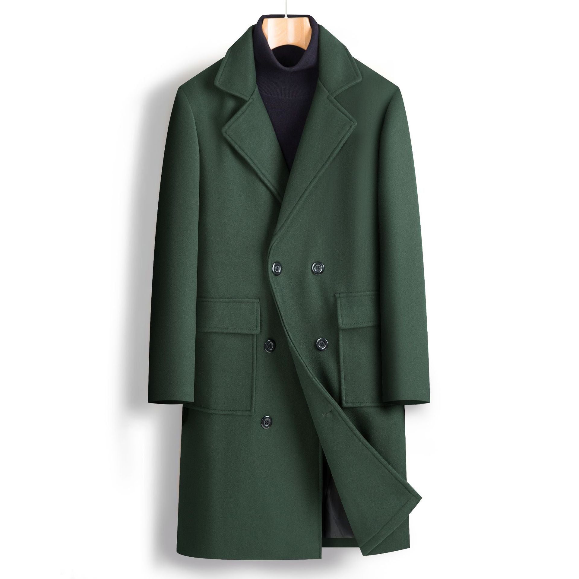 Abrigo de lana elegante para hombre - Henrik