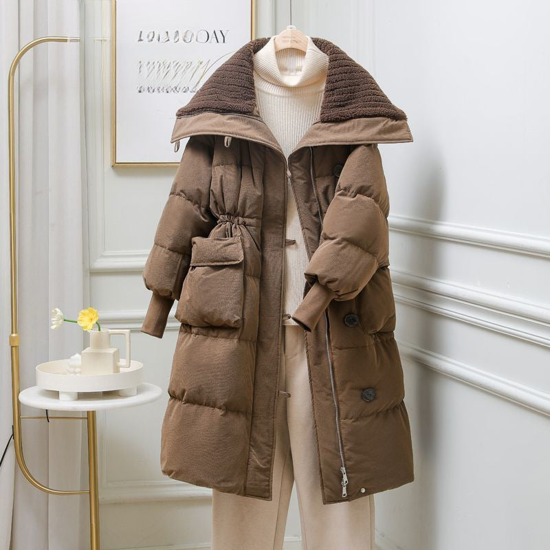 Abrigo largo acolchado para mujer - Amandine