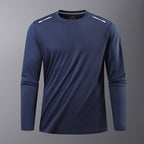 Camiseta deportiva dry fit para hombre manga larga - Hjalmer