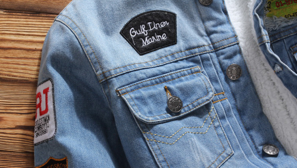 Chaqueta vaquera para hombre de corte recto forrado - Darnel