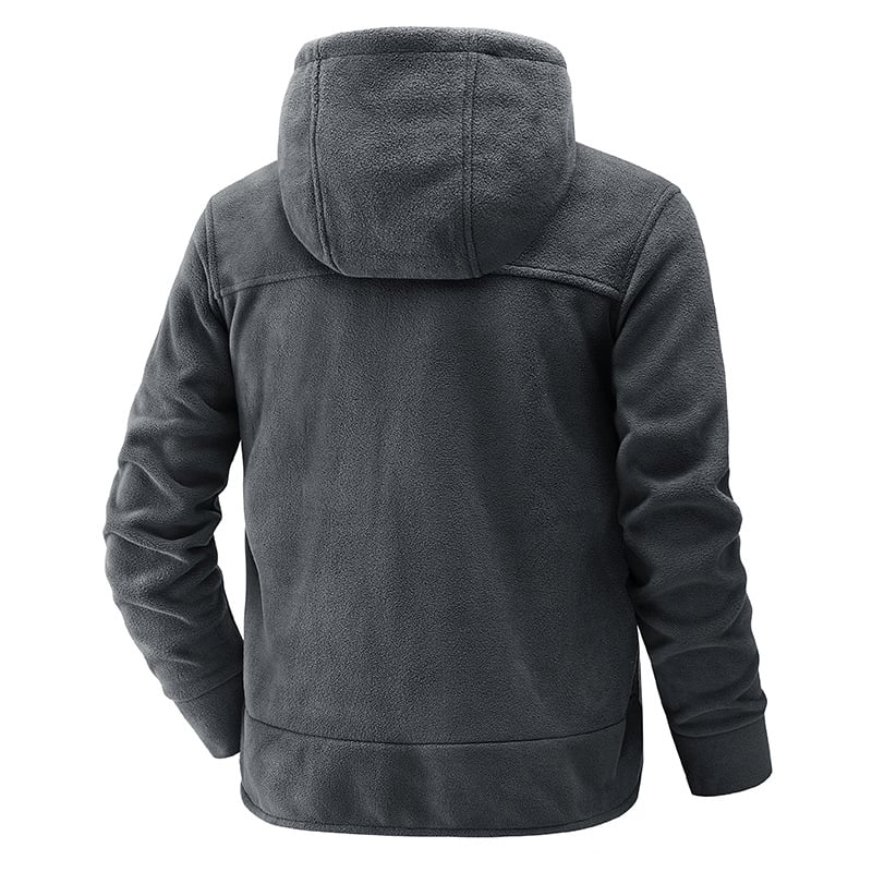 Chaqueta polar para hombre con capucha - Nils