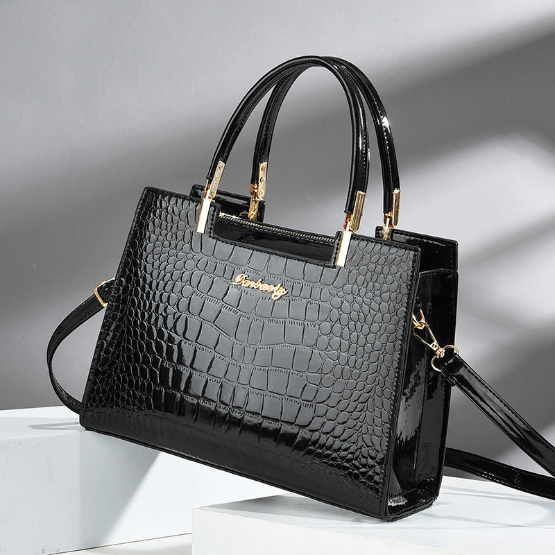 Bolso de tejido para mujer relieve grabado