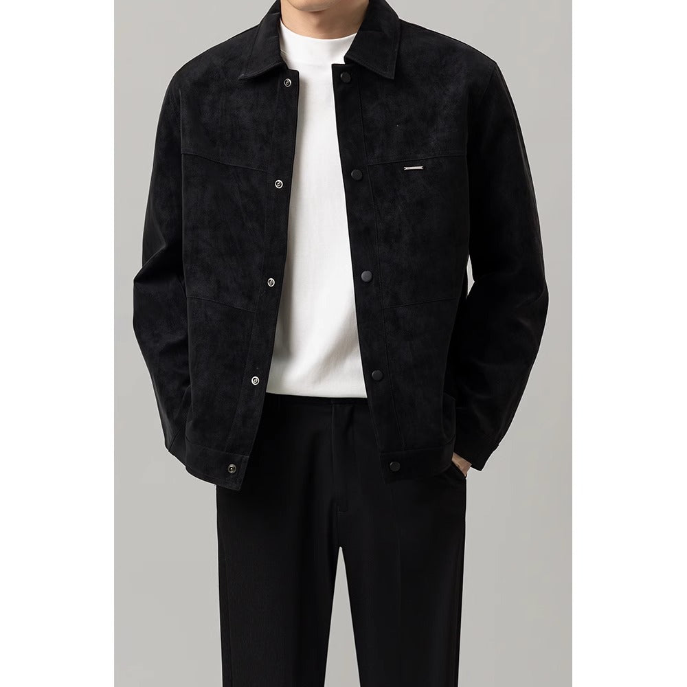 Chaqueta para hombre efecto ante - Veyran